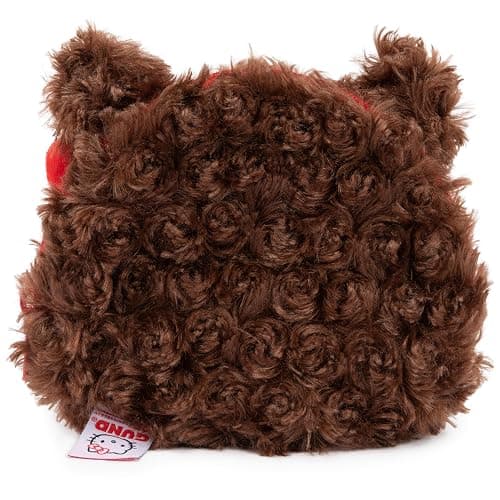 GUND Sanrio Hello Kitty Philbin Teddy Bear Plush Pouch with Zipper for Ages 1 and Up, Brown, 5.5” thumbnail 6