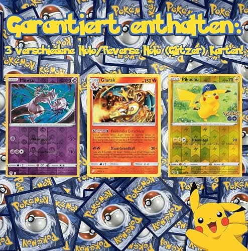 Pokemon Karten Deutsch - 30 Originale Pokemon Karten mit Holo und Seltenen Karten - Individuelles Kartenset kompatibel mit Pokemon Karten thumbnail 2