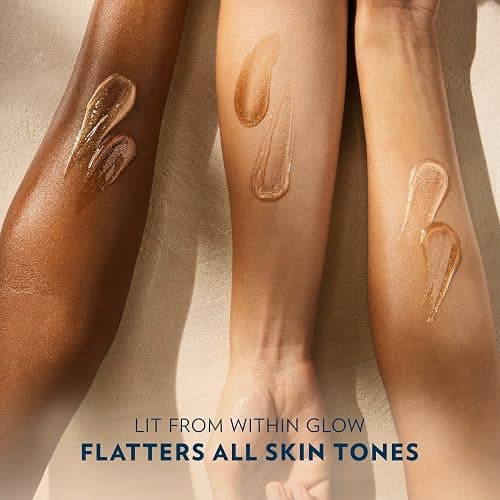 Vaseline Glazed and Glisten Sunlit Glow Body Gel Oil Vanilla Cocoa Shimmering with Ultra-Hydrating Lipids and 100% Pure Cocoa Butter, 6.8 Oz thumbnail 5