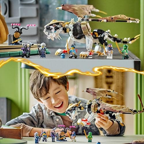 LEGO Ninjago Egalt Le Maître Dragon, Jouet Ninja avec 5 Minifigurines Ninja Dont Personnages Lloyd et NYA, Cadeau d'anniversaire pour Enfants, Garçons et Filles Dès 8 Ans 71809 thumbnail 10