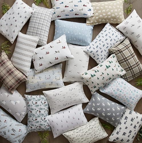 Eddie Bauer - Flannel Sheets Full Size, Anti-Pilling & Wrinkle Resistant Cotton, Touchably Soft for All-Season Comfort - Bed Sheets with Matching Pillowcases & Fitted Sheet (School of Fish Green) thumbnail 12