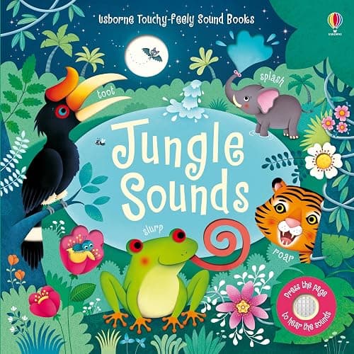 Jungle Sounds: An Interactive Usborne Book About Rainforest Animals for Children (Ages 3-5) (Sound Books) - Image 1