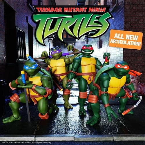 Super7 ULTIMATES! Teenage Mutant Ninja Turtles Donatello - 7" TMNT Action Figure with Accessories Classic Cartoon Collectibles and Retro Toys thumbnail 5