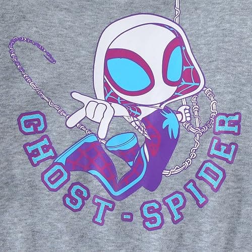 Marvel Spidey and His Amazing Friends Ghost Spider Girls Sweatshirt and Pants Set for Toddler and Big Kids thumbnail 5