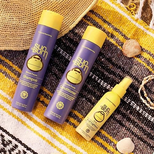 Sun Bum Hair Lightener Spray - For Blonde to Medium Brown Hair Types - UV Protecting - Enriched with Pineapple and Meyer Lemon - Vegan - 4 oz thumbnail 7