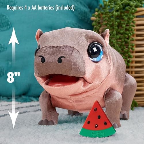 FurReal Sally The Silly Hippo, 9 Inch Interactive Plush, Kids Toys for Ages 4 Up by Just Play thumbnail 7