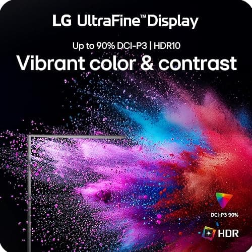 LG 32UR500K-B Ultrafine 32-inch 4K UHD Monitor HDR10, OnScreen Control, Reader Mode, Flicker Safe, Borderless Design, HDMIx2 DisplayPort, Stereo Speaker with Waves MaxxAudio® thumbnail 3