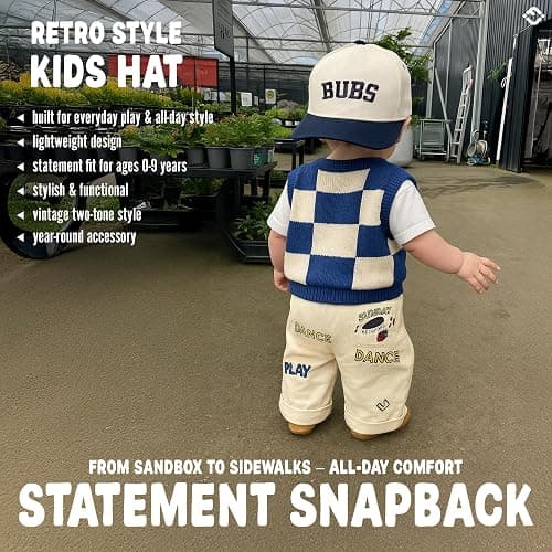Funky Junque Kids, Baby & Toddler Trucker Hat – Adjustable Snapback Baseball Caps for Boys & Girls Ages 0-9 Years, 3 Sizes thumbnail 5