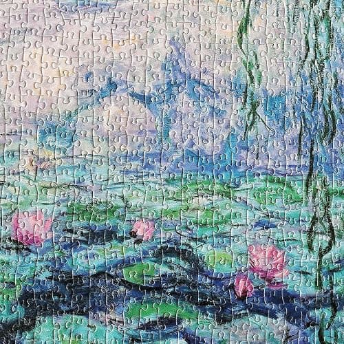 Moruska Water Lilies by Claude Monet Jigsaw Puzzle 1000 Piece Art Puzzles for Adults Museum Collection Famous Paintings thumbnail 5