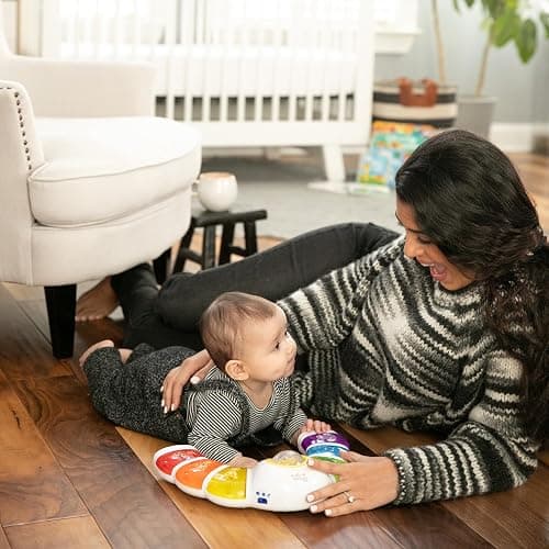 Baby Einstein Glow & Discover Light Bar Musical Toy, Activity Station, Sitting Up and Tummy Time Toy, Color and Animal Learning Toy, Infant Ages 3 Months+ thumbnail 10