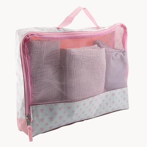 Fast Forward Minnie Mouse 3-Piece Packing Cube Set | Minnie Mouse Travel Accessories | Travel Bags Luggage Organizer for Kids, Unisex | Minnie Kid Travel Size Travel Cubes for Packing thumbnail 4