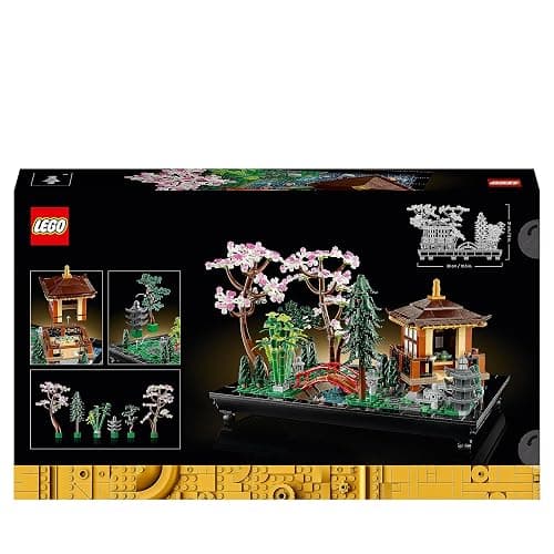 LEGO 10315 Icons Tranquil Garden, Botanical Zen Garden Kit for Adults with Lotus Flowers, Customisable Desk Decoration, Inspired by Japanese Traditions, Mindful Gardening Gift for Women, Men thumbnail 9