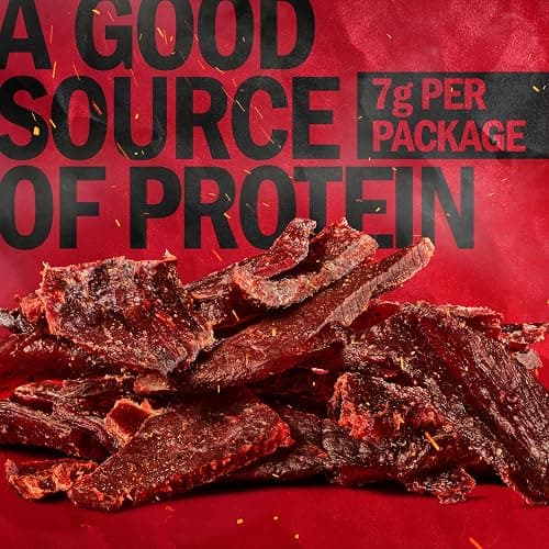 Jack Link's Beef Jerky, Teriyaki, Multipack Bags - Flavorful Meat Snacks for Lunches, Ready to Eat Protein Snacks, Individual Packs - 7g of Protein, Made with 100% Beef - 0.625 oz (Pack of 5) thumbnail 5