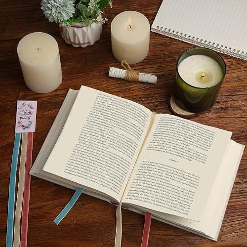 Mr. Pen- Bible Bookmark Ribbons, 3 Pack, Bible Ribbons Bookmarks, Ribbon Bookmark Ribbon Book Markers for Bibles, Christmas Gift thumbnail 2