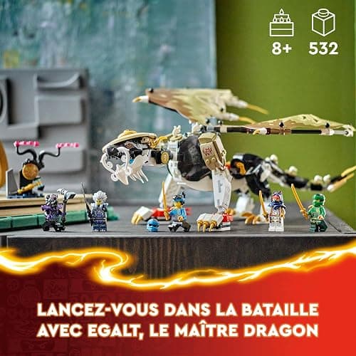 LEGO Ninjago Egalt Le Maître Dragon, Jouet Ninja avec 5 Minifigurines Ninja Dont Personnages Lloyd et NYA, Cadeau d'anniversaire pour Enfants, Garçons et Filles Dès 8 Ans 71809 thumbnail 4