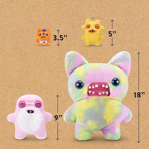 Fuggler Old Fogies 9-Inch Plush Toy (Oogah Boogah) by ZURU – Funny Ugly Monster Stuffed Animal with Human-Like Teeth, Collectible Plush for Kids, Tweens, Teens, Adults & Weird Toy Lovers thumbnail 3