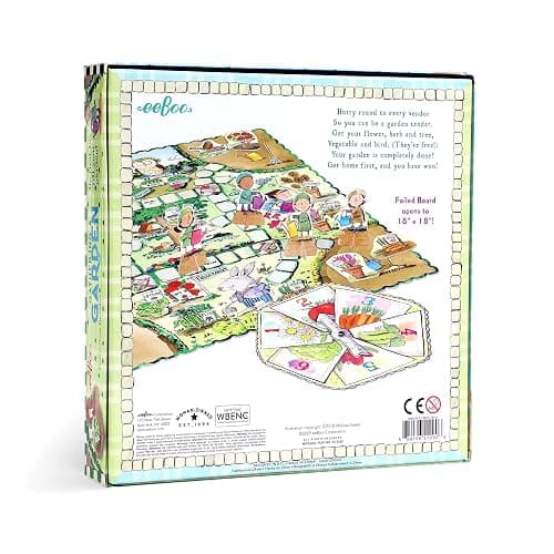 eeBoo Gathering a Garden Board Game - Award Winning Patience & Plant Counting Garden Game, Screen-Free Fun for 2-4 Players, Kids Ages 5 and up thumbnail 3