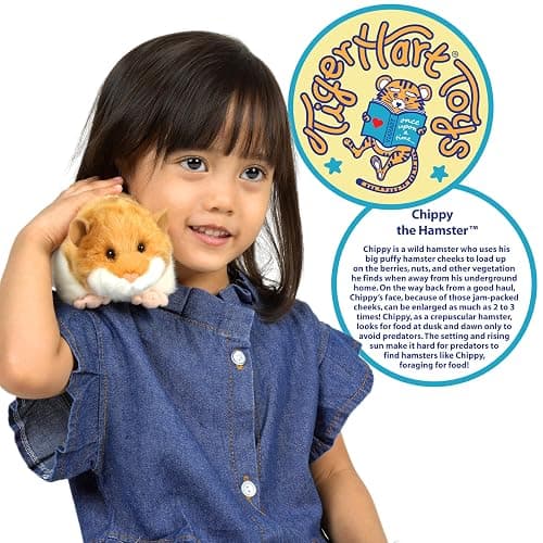 TigerHart Chippy The Hamster - 6.5 Inch Stuffed Animal Plush thumbnail 3