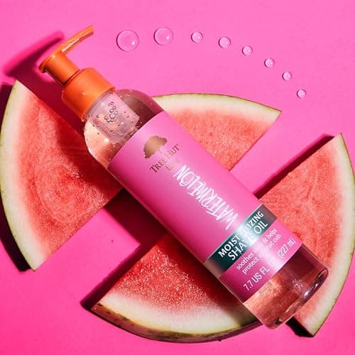 Tree Hut Moisturizing Shave Oil Watermelon, 7.7 fl oz, Gel-to-Oil Formula thumbnail 4