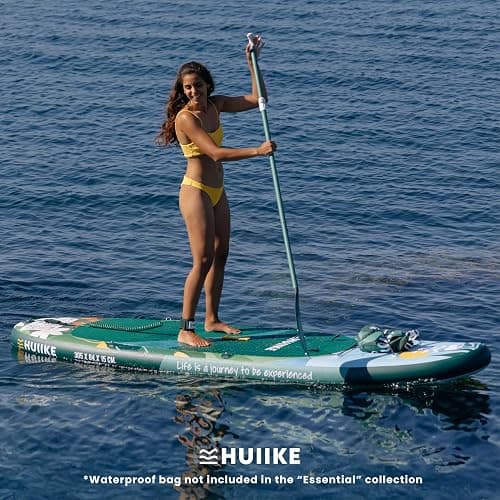 HUIIKE Stand Up Paddle Board for Adults with Accessories Included, Oar, Fins, Pump. Inflatable Sup Board Great Stability and Resistance. 10’ x 33" x 5.9", Maximum Load 286 lb thumbnail 9