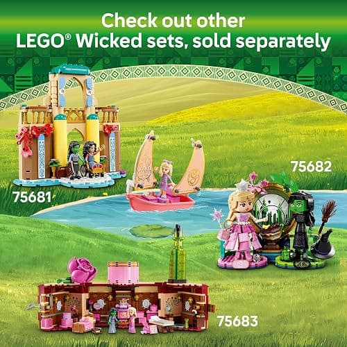 LEGO Wicked Welcome to Emerald City Building Toy - Wicked Toy for Kids, Ages 9+ - Gift for Girls and Boys with Tower Model, Glinda, & Elphaba Minidolls - 75684 thumbnail 7