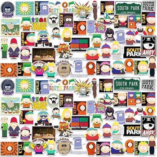 South Park Officially Licensed Sticker Pack – Die Cut Large Deluxe Vinyl Stickers Variety Pack for Laptop, Water Bottle, Scrapbooking & Indoor/Outdoor Use – Set of 100 - Image 1