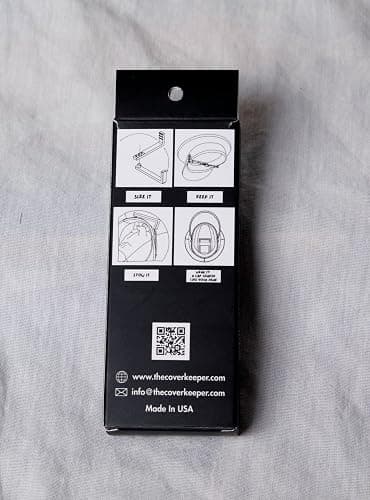 Cover Keeper - Cap Shaper - Veteran Made, Adjustable Fit, USA Black thumbnail 9