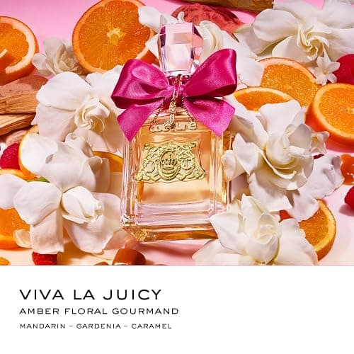 Juicy Couture Viva La Juicy Eau De Parfum, Women's Perfume with Notes of Mandarin, Gardenia & Caramel, Floral & Sweet, EDP Spray thumbnail 3