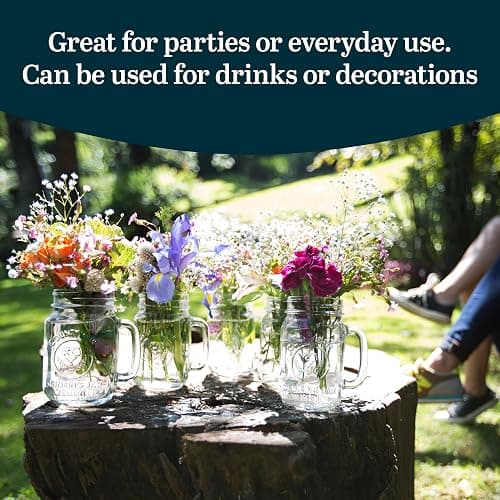Libbey County Fair Glass Drinking Jars, 16.5-ounce, Set of 12 thumbnail 4