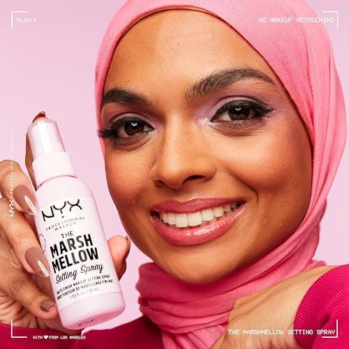 NYX PROFESSIONAL MAKEUP Marshmellow Makeup Setting Spray, Matte Setting Spray Mist for 16HR Make Up Wear - Long-Lasting, Vegan Formula thumbnail 3