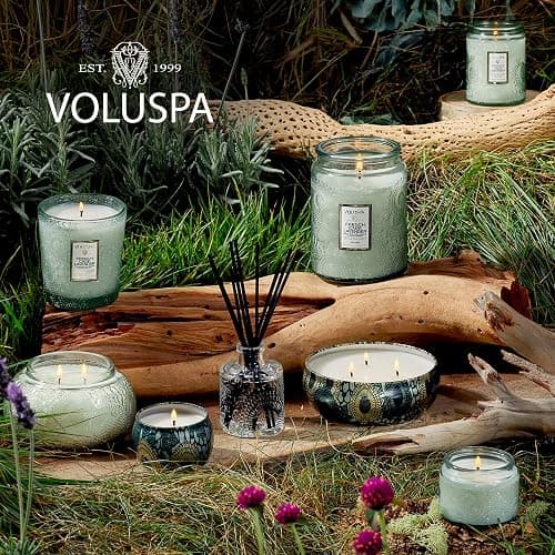Voluspa French Cade Lavender Candle, 18 oz, Coconut Wax Blend, Scented Candles for Home, 100 Hour Burn Time, Candle Jars thumbnail 6