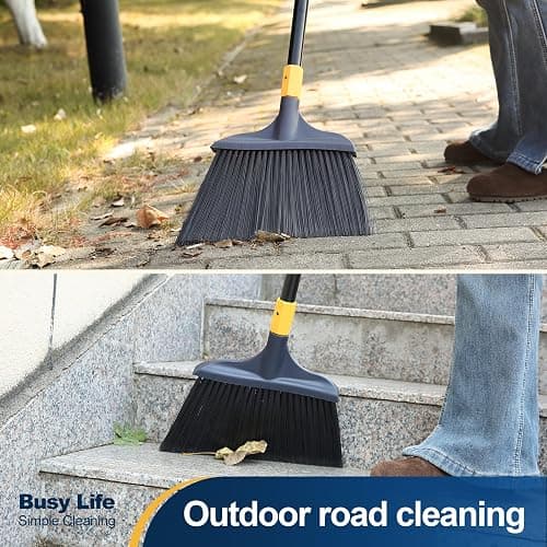 Yocada Heavy-Duty Broom Outdoor Commercial Broom 54Inch | for Courtyard Garage Lobby Mall Market Floor Home Kitchen Room Office Pet Hair Rubbish thumbnail 6
