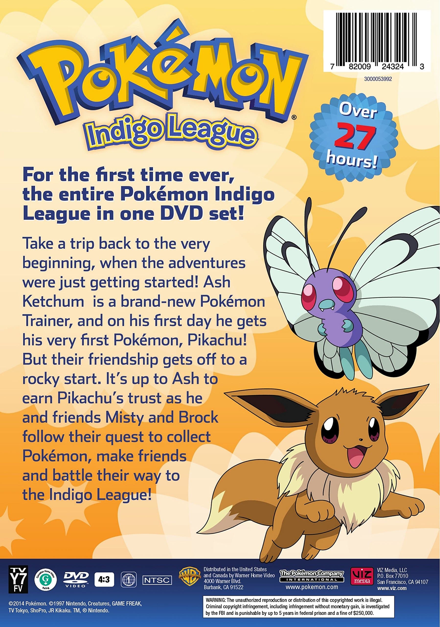 Pokemon: Season 1 Indigo League Complete Collection thumbnail 3