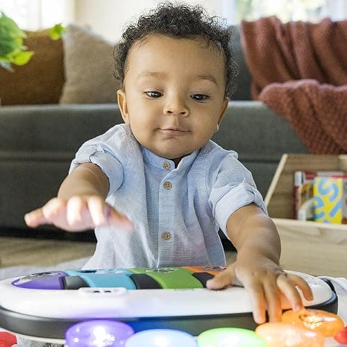Baby Einstein, 4 in 1 Kickin' Tunes Spieldecke mit 70+ Geräuschen, 25+ Minuten Musik, Erlebnisdecke mit Klavier und Lichtern, Spielmatte mit Spielbogen abnehmbarem Babyspielzeug, ab der Geburt thumbnail 2