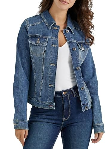 Wrangler Authentics womens Stretch Denim Jacket - Image 1