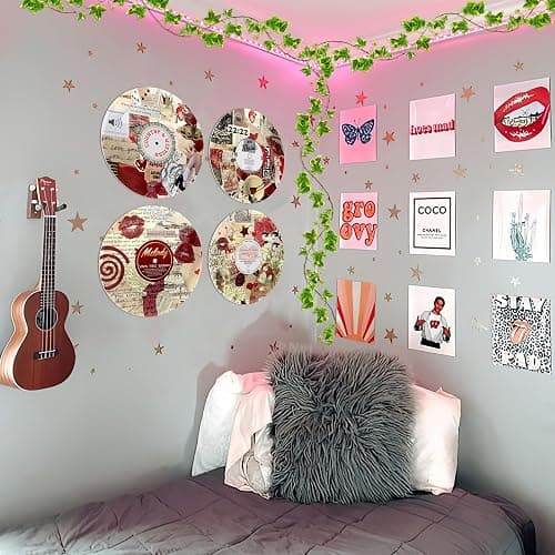 TracyArt Hippie Decor, Posters for Room Aesthetic - Y2K Decorations, Record Decor, 4 Pcs 12" thumbnail 7