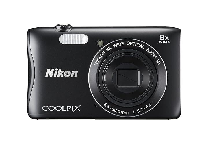 Nikon Digital Camera COOLPIX S3700 Black Optical 8X Zoom 20.05 Million Pixels S3700BK thumbnail 2