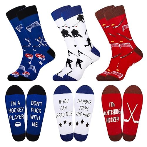Moyel Funny Socks for Men Fun Funky Novelty Socks Mens Cool Dress Socks Golf Fishing Gifts for Men on Birthday Christmas - Image 1