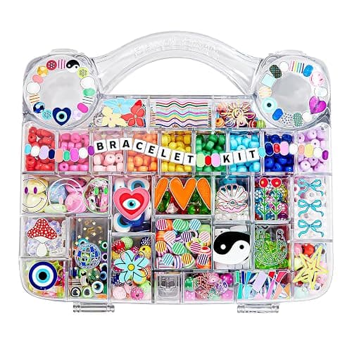 BaubleBar Ultimate DIY Bracelet Kit | 1000+ Pcs | Great for a Gift or Party | Bracelet Jewelry Making Kit with Beads thumbnail 2