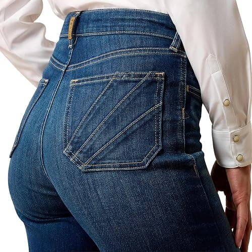 ARIAT Women's Mid Rise Fiona Boot Cut Jeans thumbnail 4