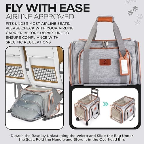 Rolling pet carrier thumbnail 6