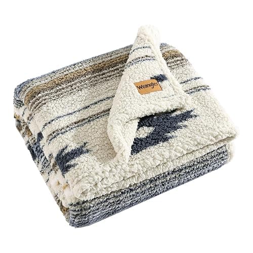 Wrangler Throw Blanket Ultra Soft Plush Home Decor, 50" x 60", Coyote Sands Brown - 50" x 60" - Coyote Sands Brown - Image 1