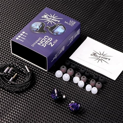 Linsoul Kiwi Ears Cadenza 10mm Beryllium Dynamic Driver IEM 3D Printed with Detachable Interchangeable Plug 0.78 2pin 3.5mm IEM Cable for Musician Audiophile (Purple) thumbnail 10