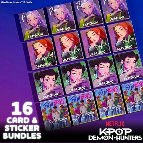 Kpop Demon Hunters™ Sticker Party Packs - 16 Boxes with 5 Stickers Each, Great Kpop Demon Hunters Party Favors, Valentine's Day, Kids Birthday Gifts, Official K Pop Merch thumbnail 4