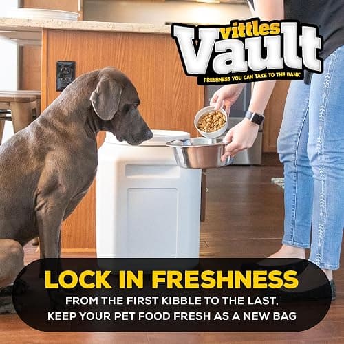 Gamma2 Vittles Vault Pet Food Storage Containers - Sealed Dog and Cat Food Storage Container, Fits up to 50lbs, Made in the USA - [14" L x 20" H] thumbnail 3