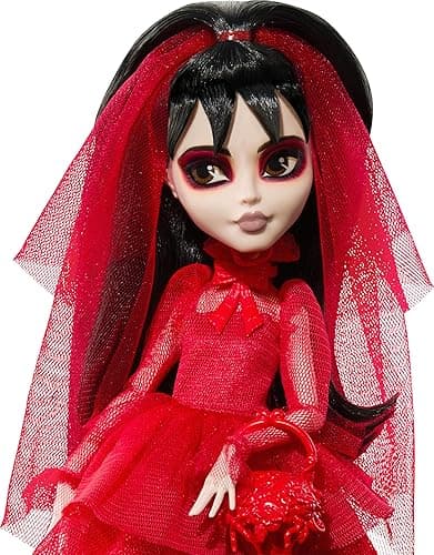 Monster High Skullector Beetlejuice Beetlejuice Doll 2-Pack, Collectible Betelgeuse and Lydia Deetz Set with Accessories and Displayable Packaging (Amazon Exclusive) thumbnail 5