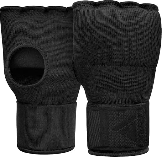 RDX Gel Boxing Hand Wraps Inner Gloves for Men Women, Quick 100cm Long Wrist Straps, Elasticated Padded Fist Hand Protection, Adults Kids, Muay Thai MMA Martial Arts Training Under Mitt Bandages thumbnail 7