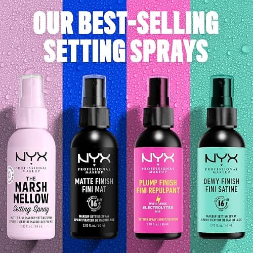 NYX PROFESSIONAL MAKEUP Makeup Setting Spray - Matte Finish, Long-Lasting Face Mist for up to 16HR Wear, Vegan Formula thumbnail 7