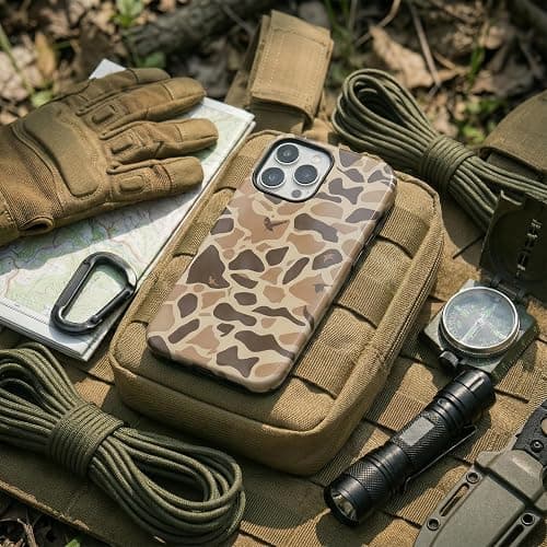 Hng Kiang Hu Magnetic Phone case for iPhone 15 Case (2023) 6.1 inch, Cute Waterfowl Brown Hunting Camo Camouflage Duck Hunters Boys man Phone case (for iPhone 15) thumbnail 3