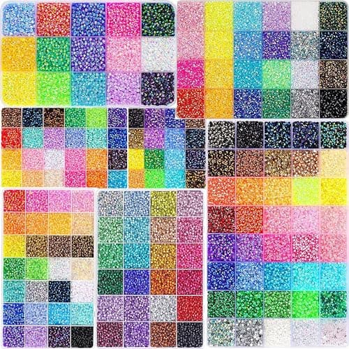24 Colors Resin Jelly Rhinestones for Bedazzling, 4mm 24000 Pcs Flatback Gems for Crafting, Bedazzling Kit with 3Pcs B7000 Glue for Clothing Shoes Nail Book Diamond Art thumbnail 2